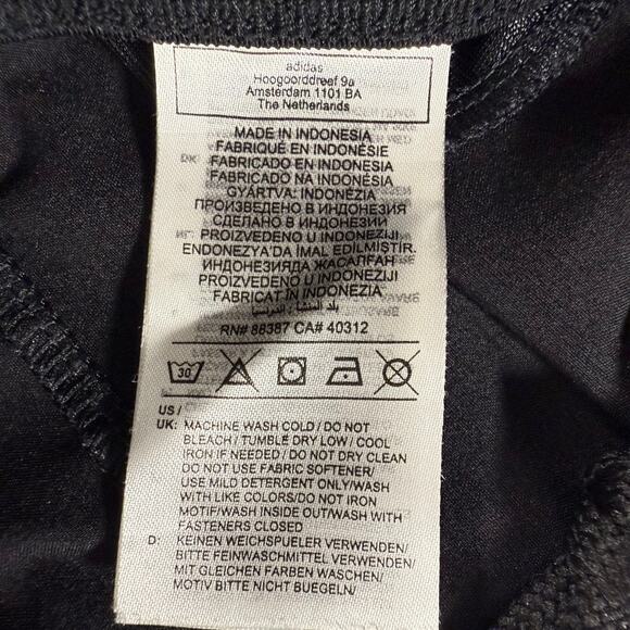 Adidas Men’s Small Black Athletic Shorts Zip Pockets Elastic Waist 8.5” Inseam - Picture 6 of 10